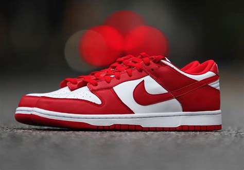 nike dunks white red|red dunks low price.